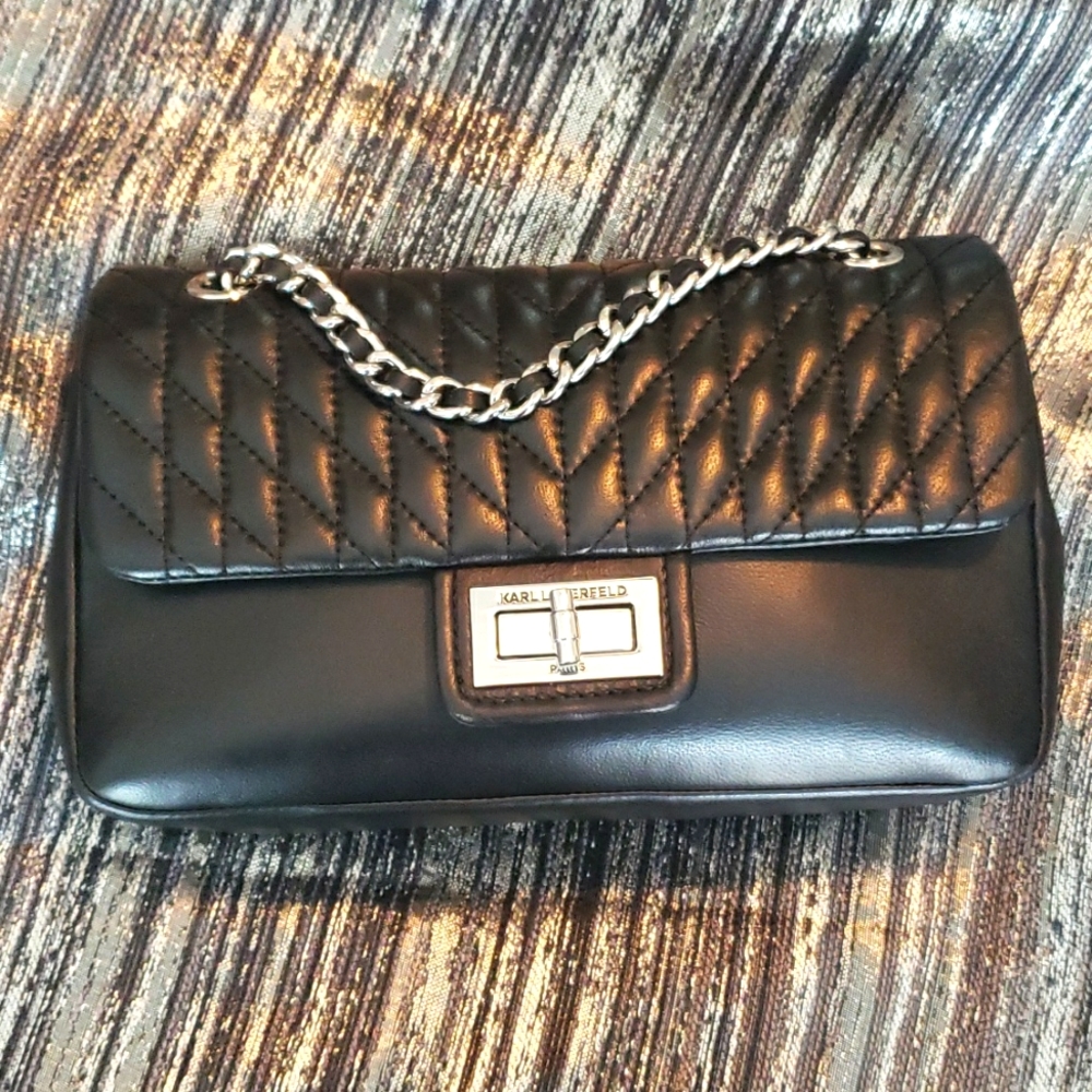 Karl lagerfeld agyness shoulder bag
